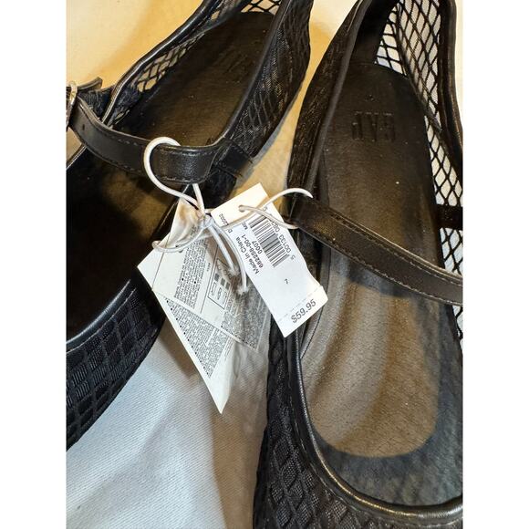 Women's Mesh Mary Jane Flats by Gap BLACK SIZE 7 - Picture 9 of 9